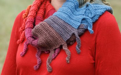 Easy Crochet Cowl | Curly Cute Cowl Free Crochet Pattern