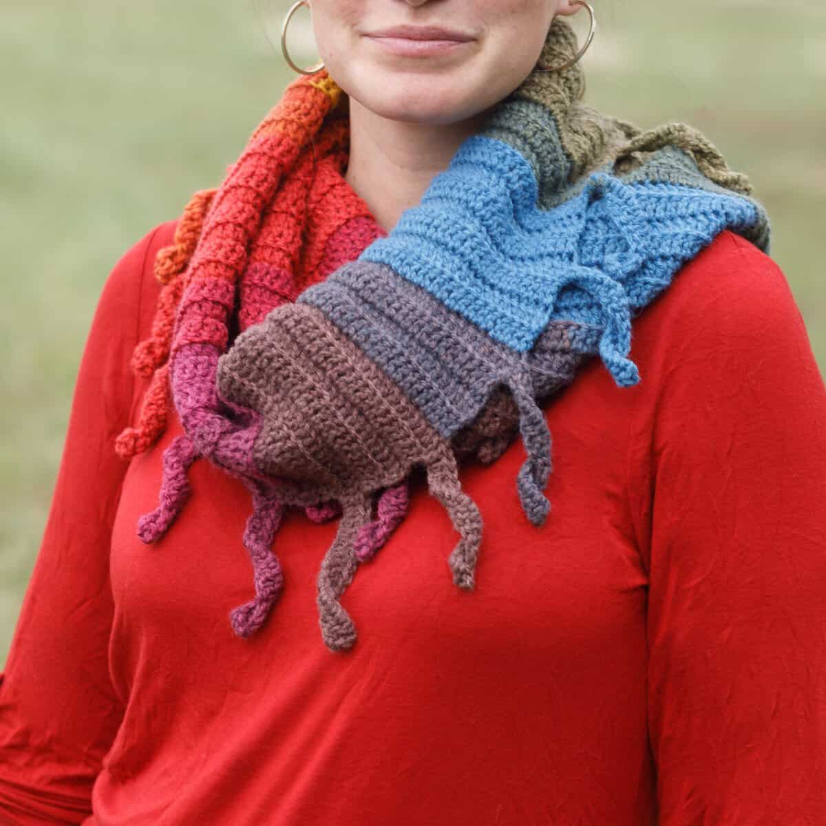 Easy crochet cowl 