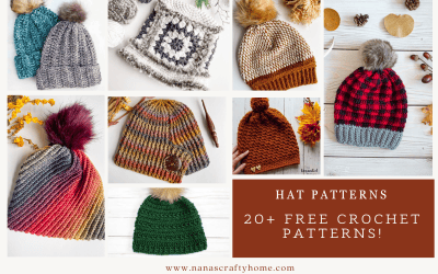 Free Crochet Hat Patterns Perfect for Fall!