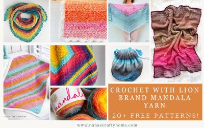 Mandala Lion Brand Yarn Patterns for Spring!