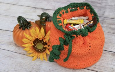 Pumpkin Crochet Bag free crochet pattern