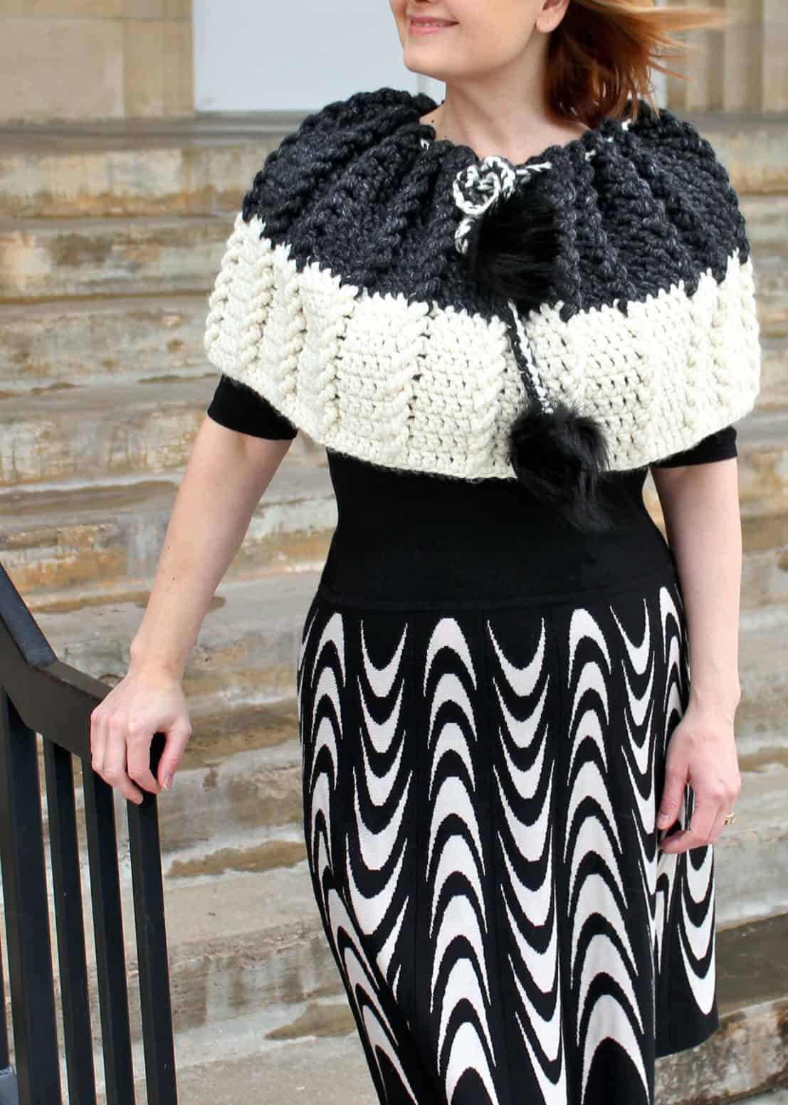 free crochet cape pattern