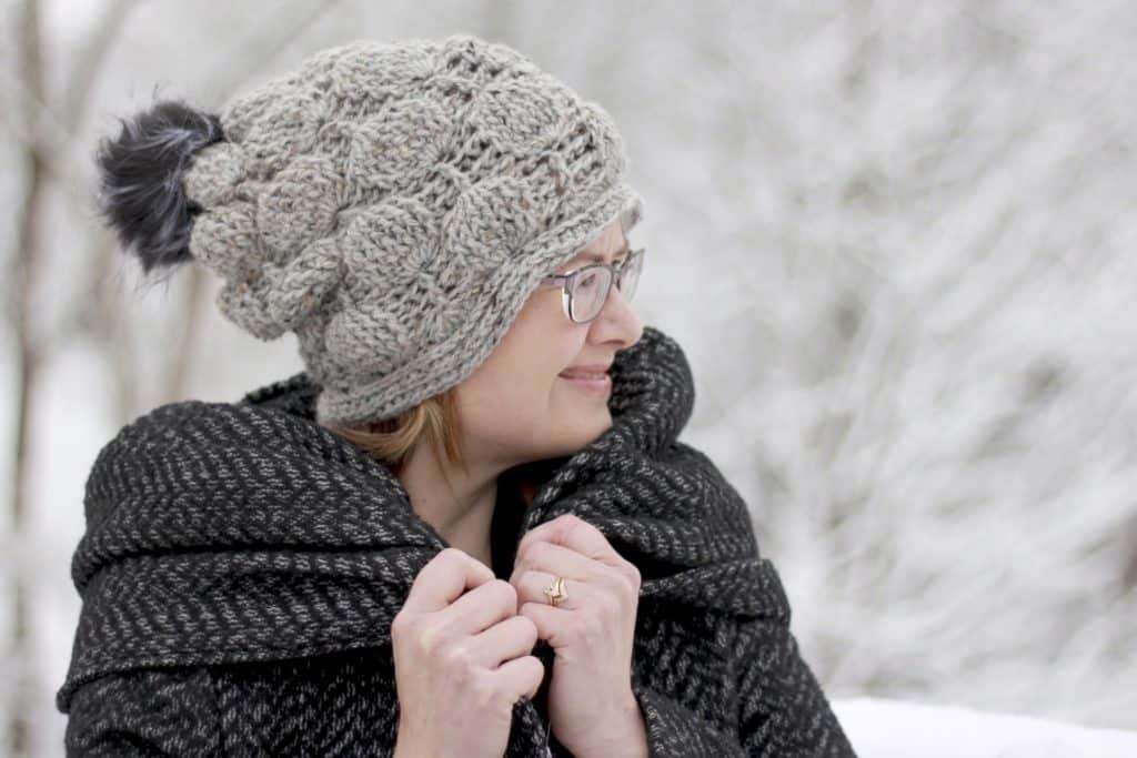 Balloon Stitch Slouchy Hat Free Crochet Pattern