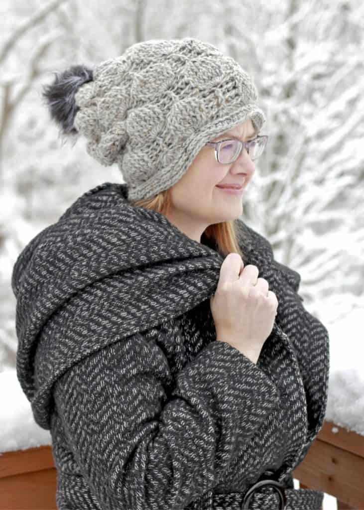 Balloon Stitch Slouchy Hat Free Crochet Pattern
