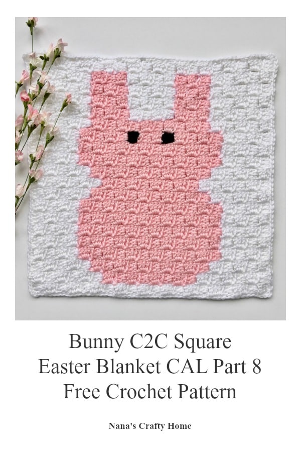 Bunny C2C Square Easter Blanket Graphgan CAL Part 8
