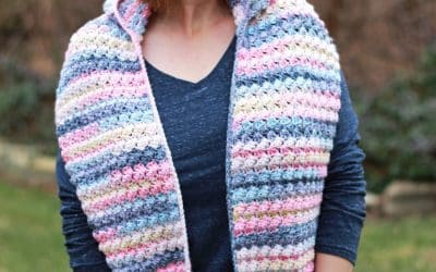 Easy Scoodie Pocket Scarf free crochet pattern Fairy Tale Scarf