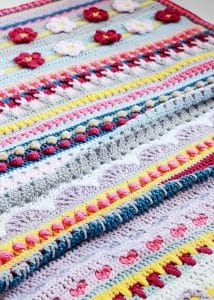 Spring Rhapsody Blanket free crochet pattern