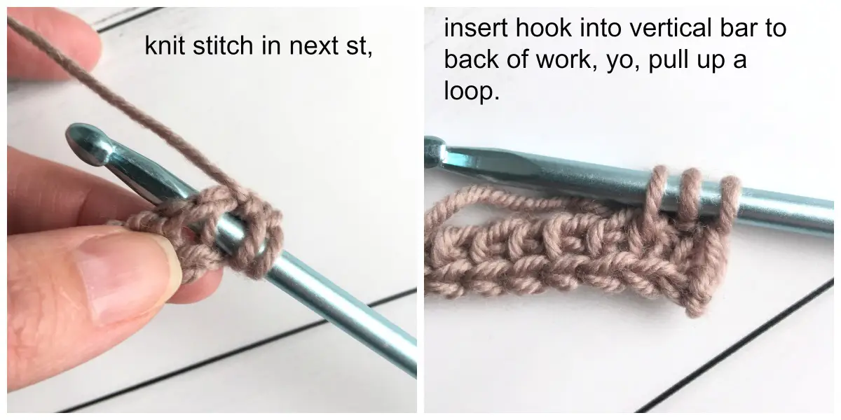 Tunisian Crochet Ribbing Photo Video Tutorial Nana s Crafty Home