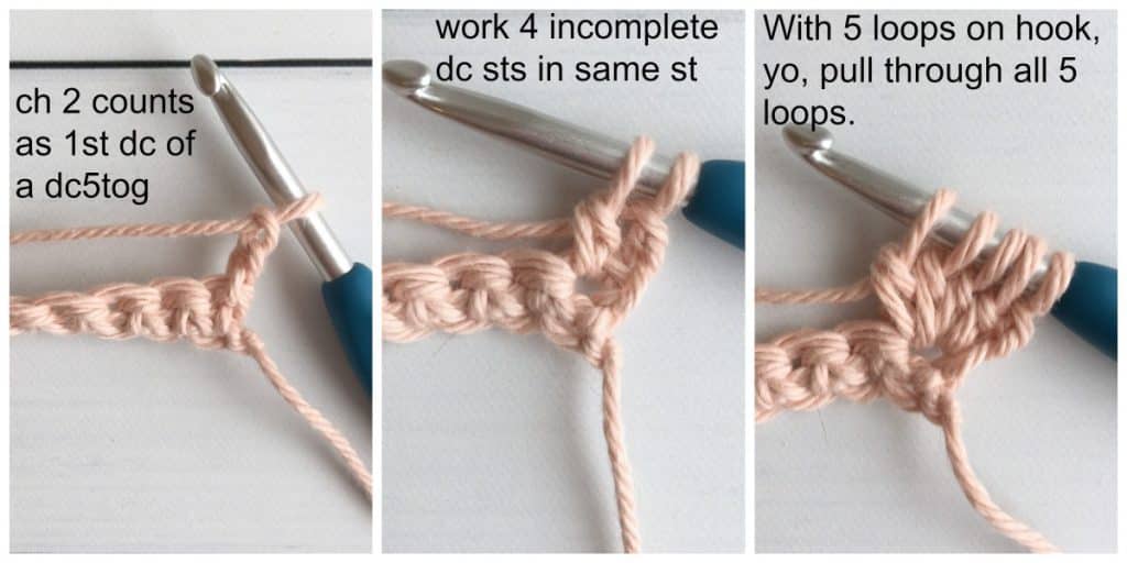 Bobble Crochet Stitch Process 2