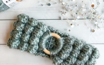 Crochet Bobble Headband free crochet pattern