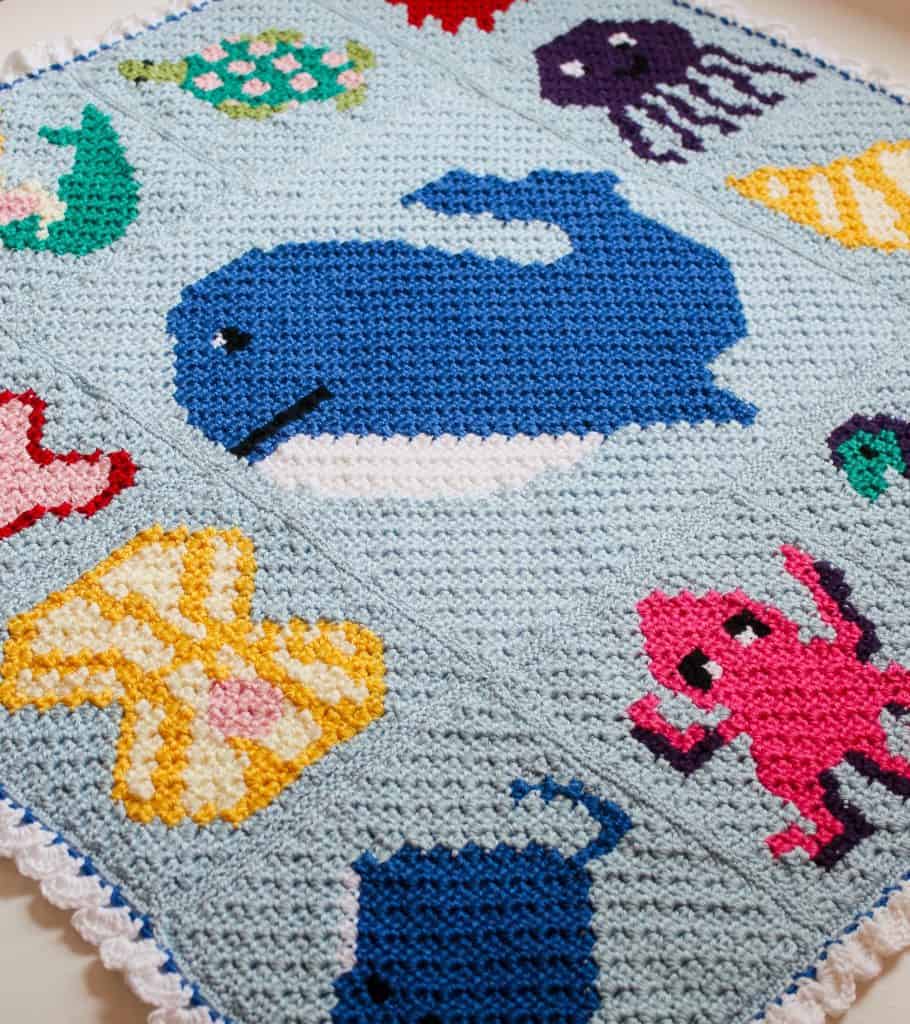 sea c2c blanket free pattern