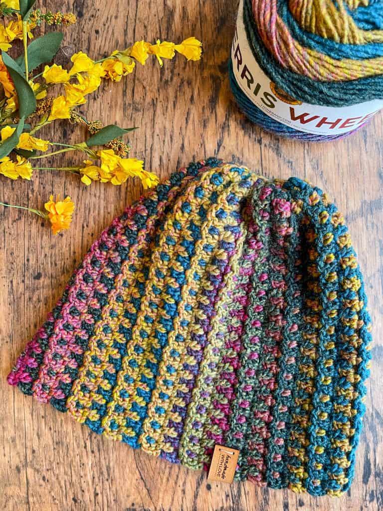 crochet beanie hat pattern