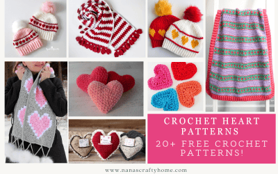Crochet Heart patterns Perfect for St. Valentine’s Day!