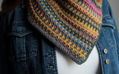 Easy Crochet Cowl Pattern free woven crochet cowl pattern