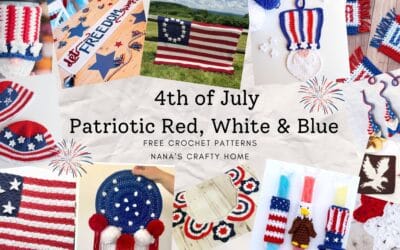 Crochet 4th of July Patterns – Free Red, White & Blue Ideas