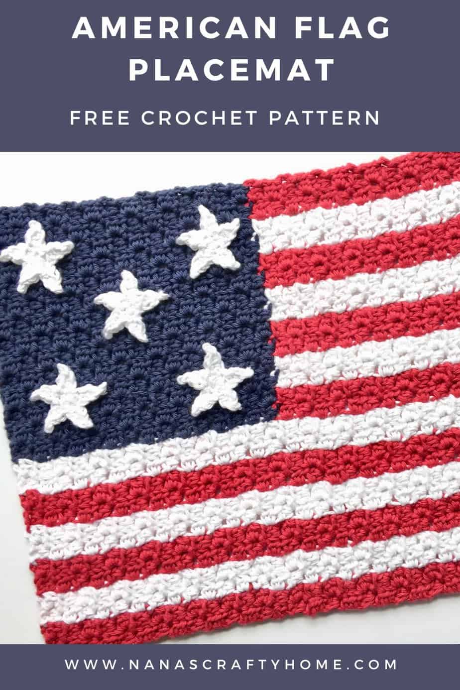 American flag crochet pattern