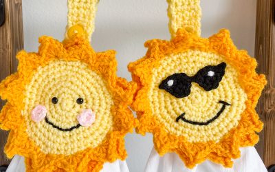 Crochet Sun Towel Topper free crochet pattern