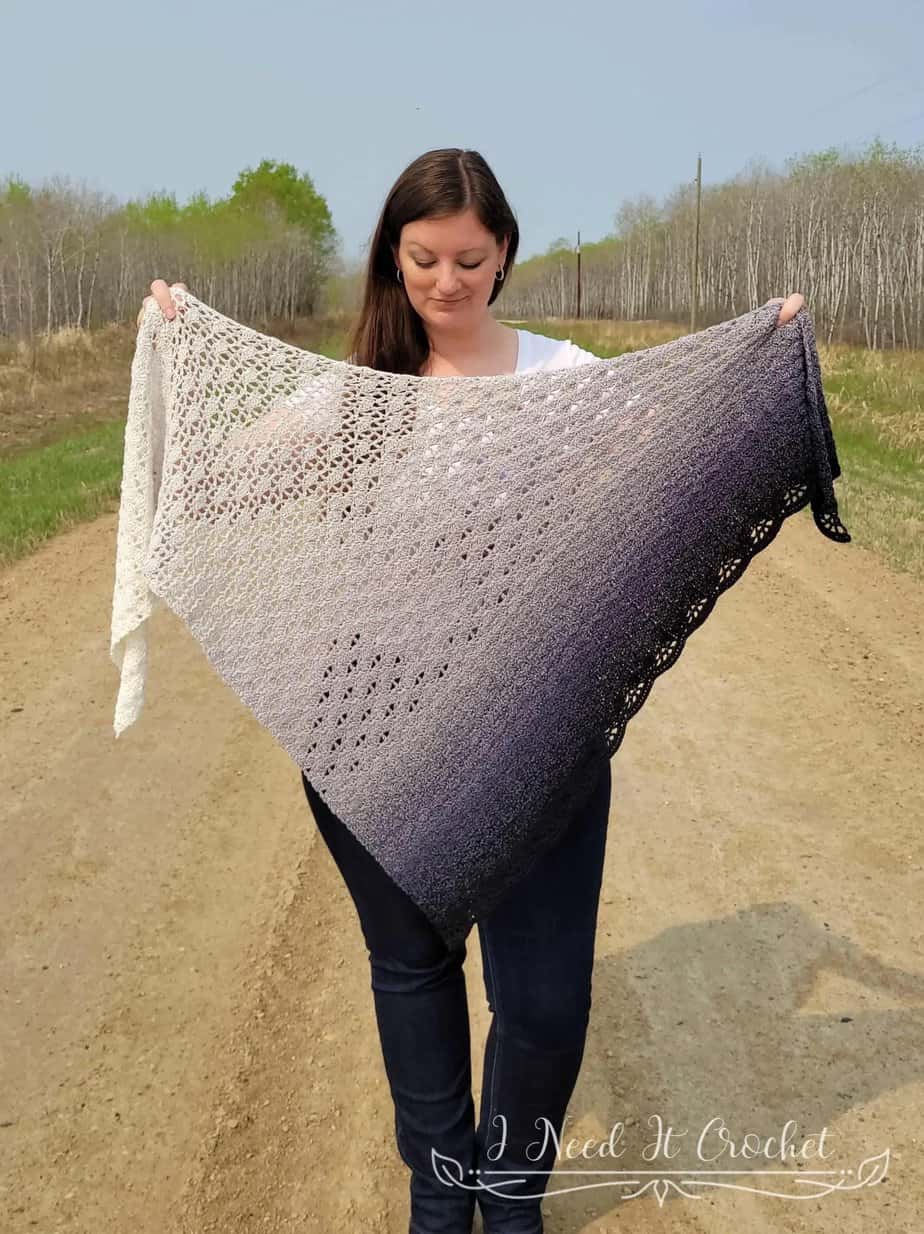 Thalassa Shawl by I Need it Crochet