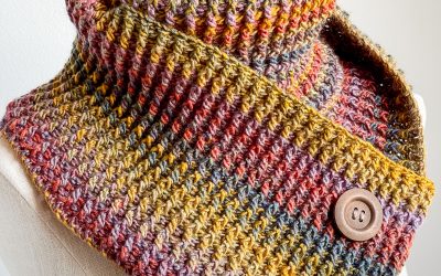 Crochet Ribbed Scarf free crochet infinity scarf pattern