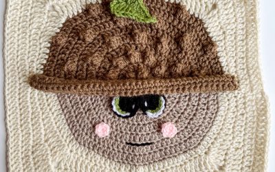 Acorn Crochet Pattern Granny Square free crochet pattern