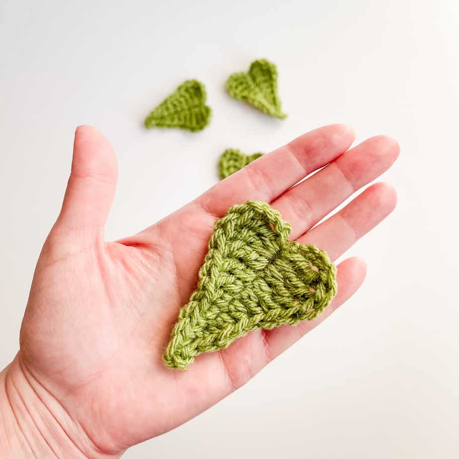 crochet leaf pattern