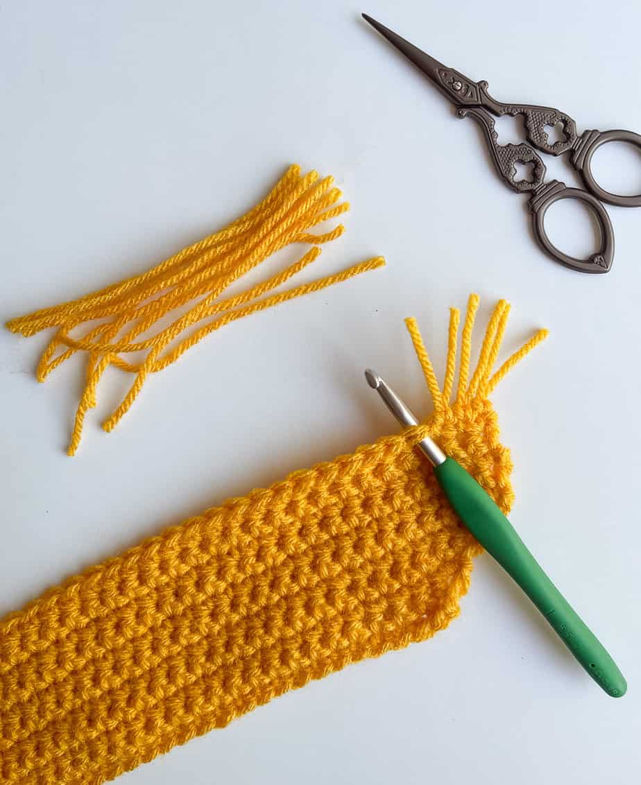 Girl Scarecrow square free pattern