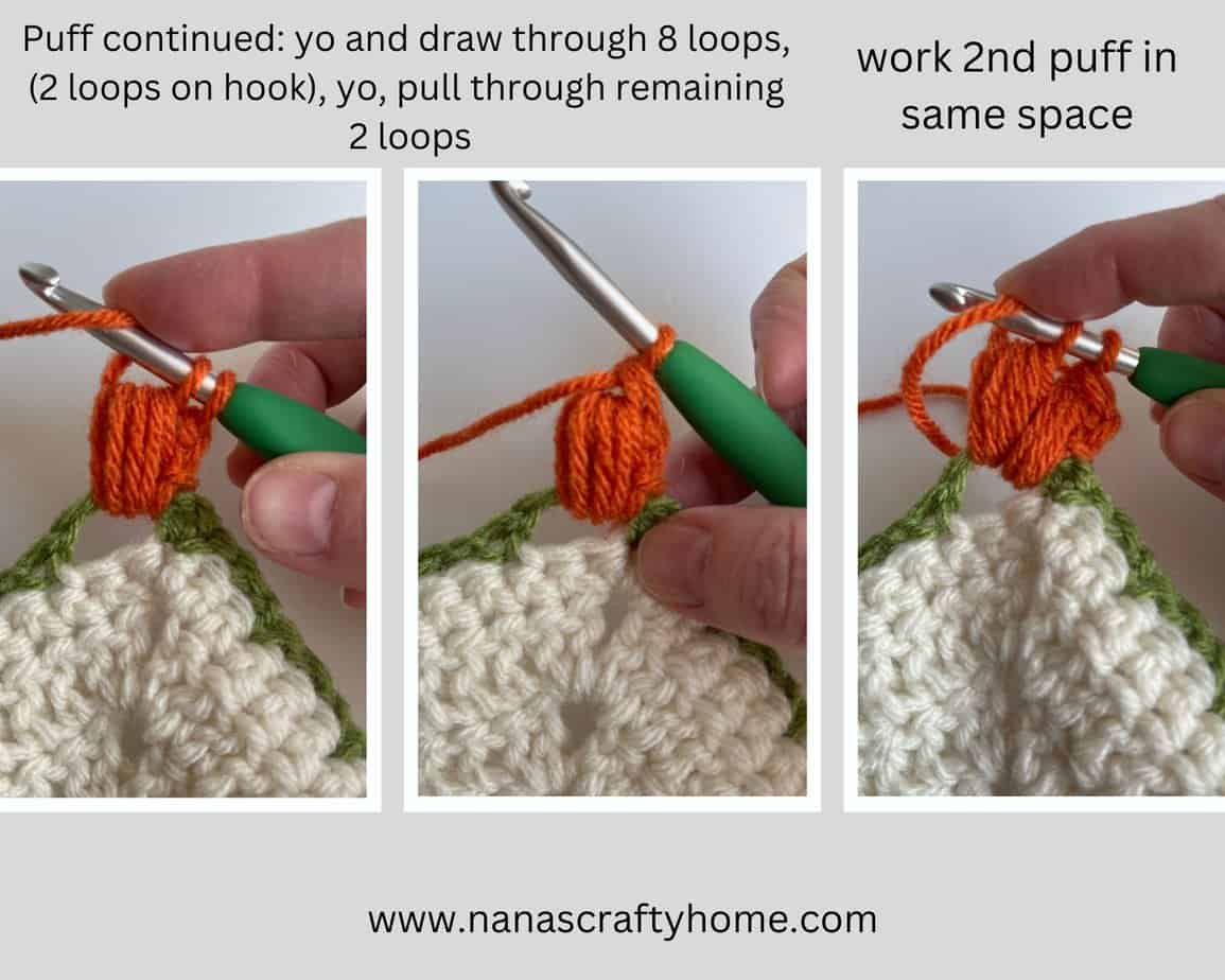 Pumpkin Stitch process 2
