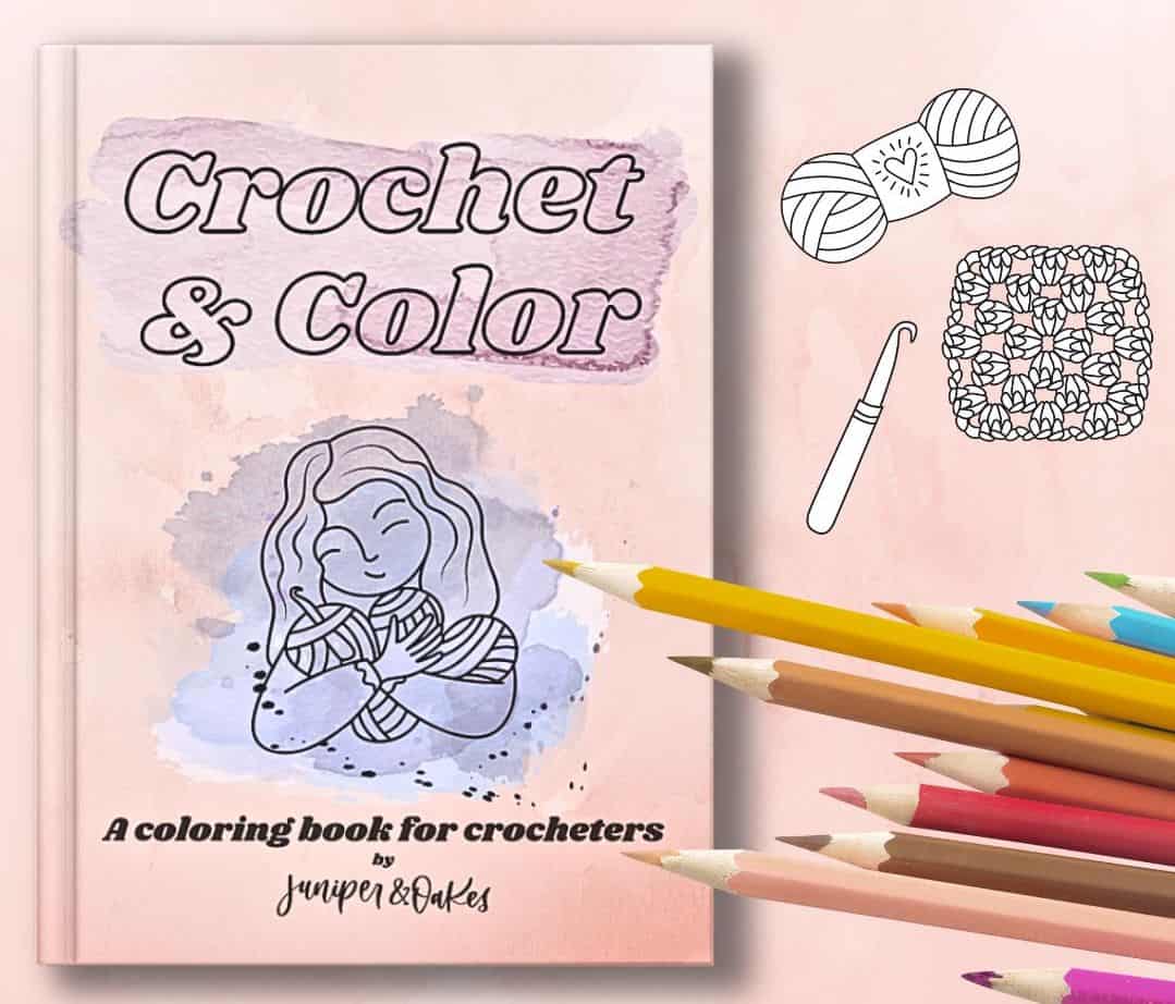 gifts for the crocheter Crochet & Color book