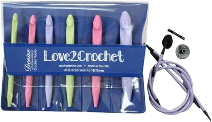 gifts for the crocheter Tunisian Crochet Hook Set large hooks