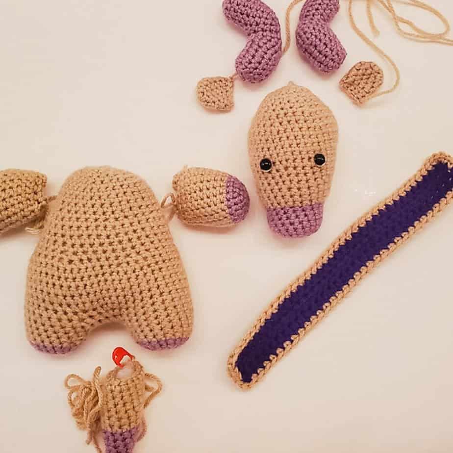 Crochet Reindeer Amigurumi Free Pattern for Christmas