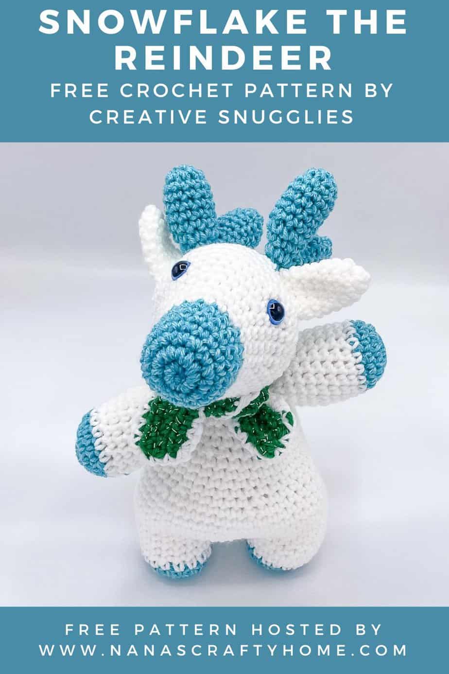 crochet reindeer amigurumi free crochet pattern