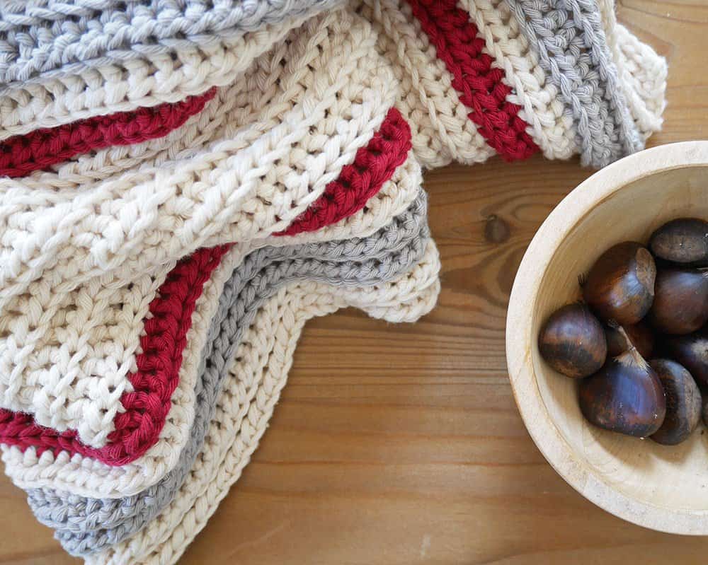 dish towel free crochet pattern