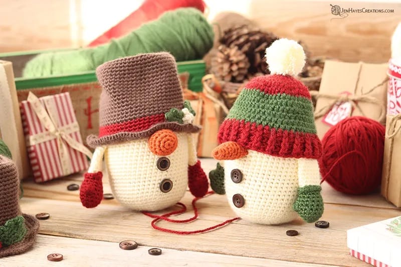 Snowman Gnome by Jen Hayes Creations