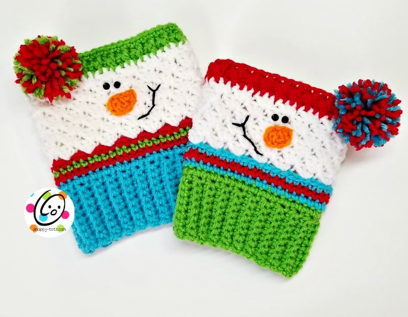Snowman Sampler Boot Cuffs by Snappy Tots