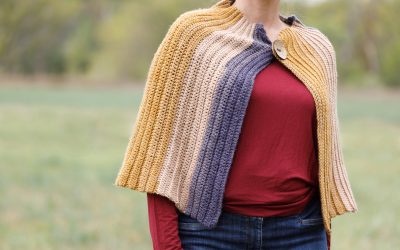 Crochet Cape Beginner Free Crochet Pattern | Video Tutorial!