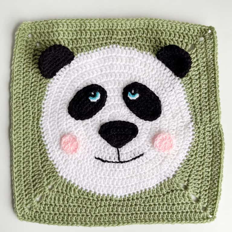Panda Square Wildlife Animal Blanket CAL