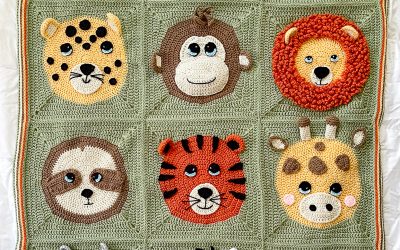 Crochet Animal Blanket Free Crochet Pattern