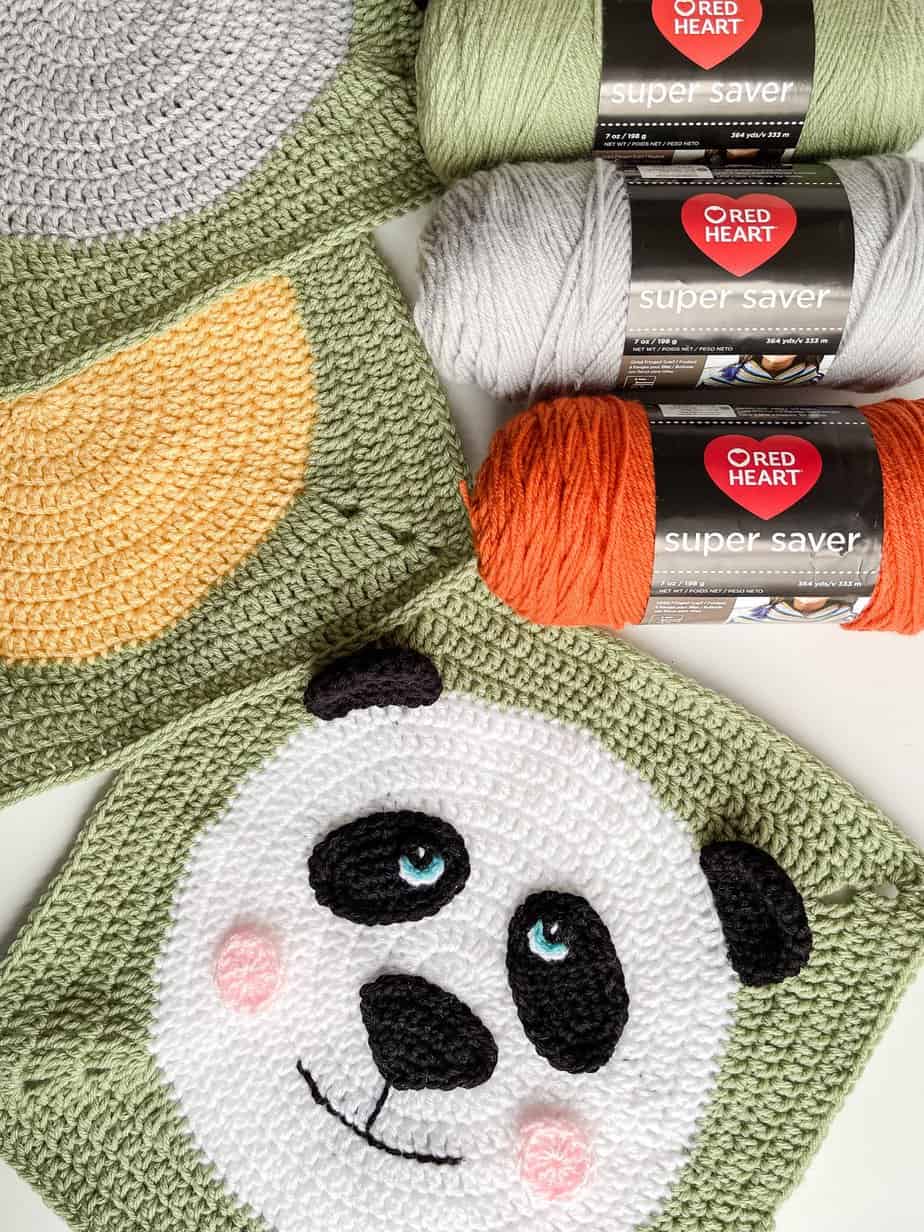 Animal Crochet Squares free CAL