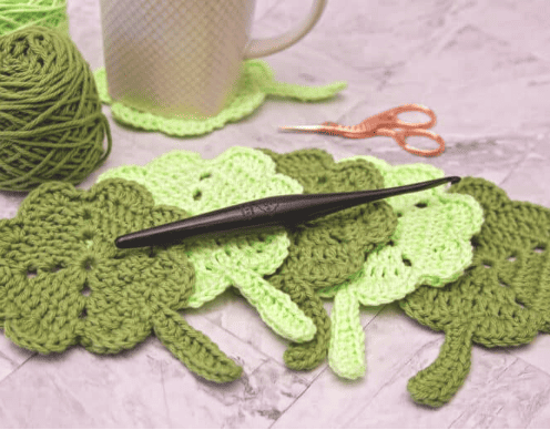 Shamrock Coasters by Briana K Designs