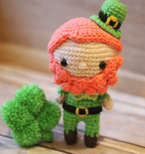 Amigurumi Leprechaun by Little World of Whimsy