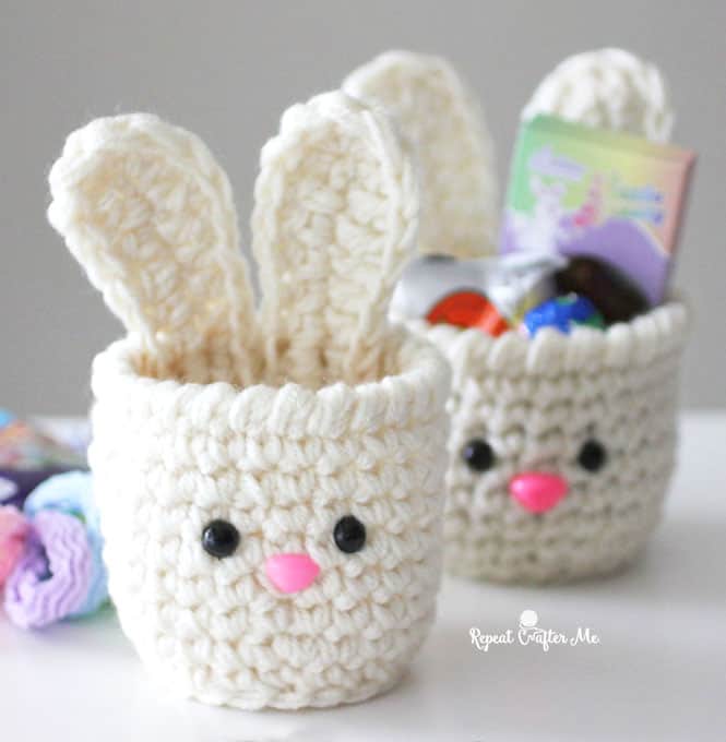Bunny basket by Repeat Crafter Me