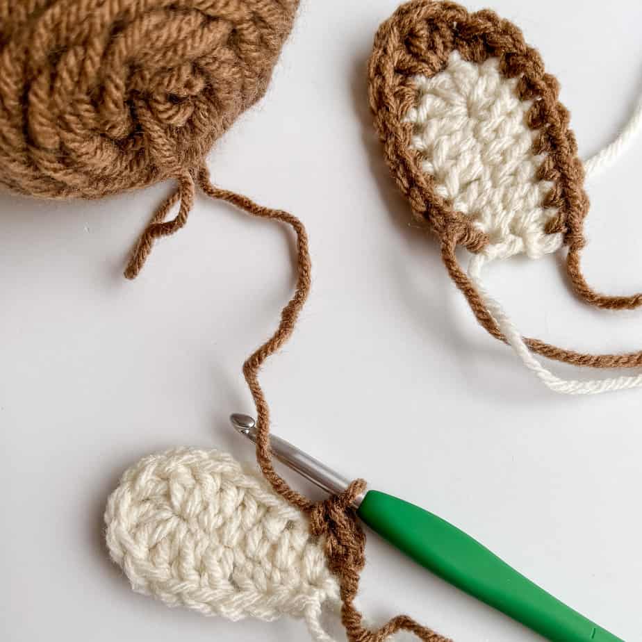 Giraffe Square ear process