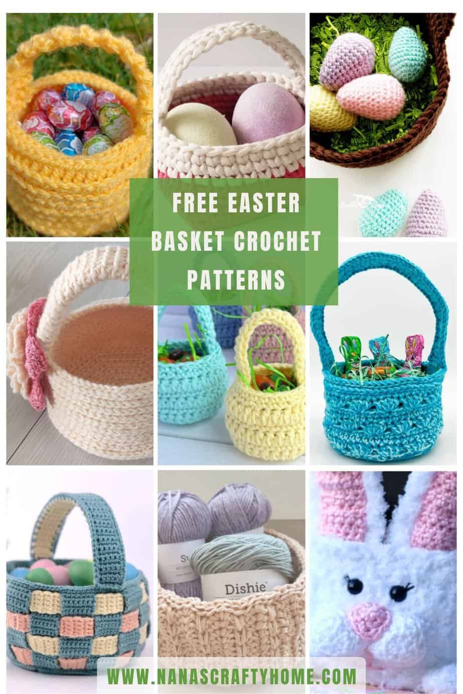 Easter Basket crochet patterns