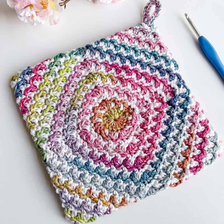 crochet pot holder pattern