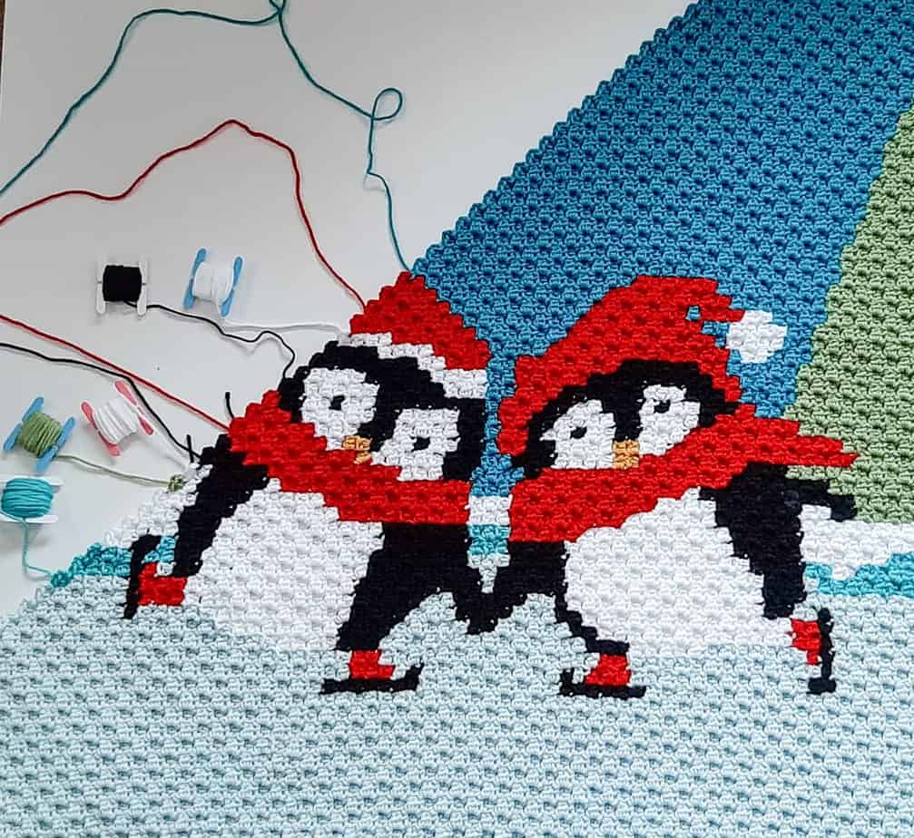 Penguin throw in process