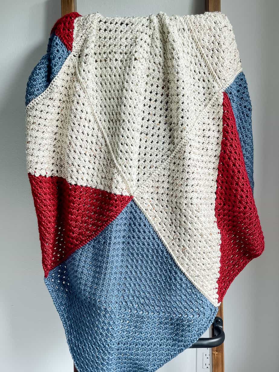Granny Star Blanket free crochet pattern