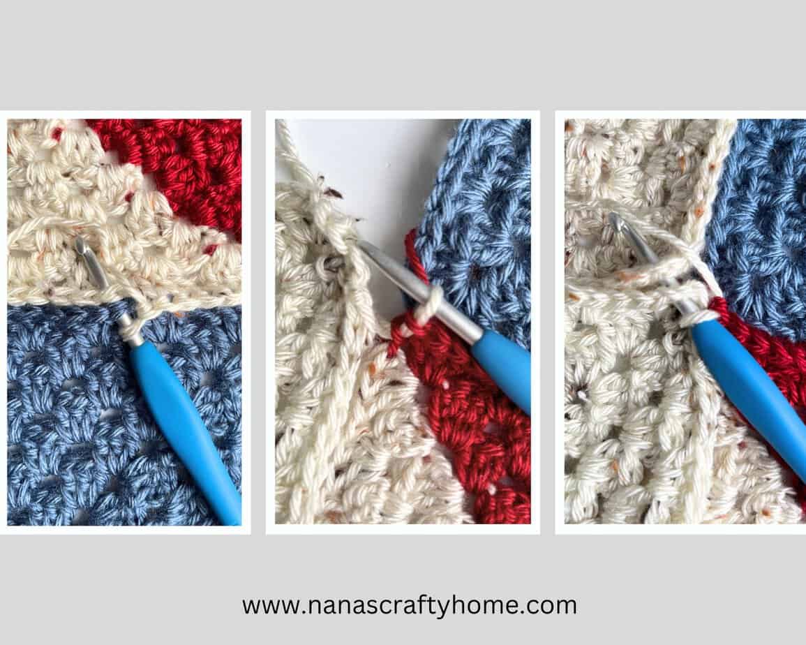 Joining process for Americana Star Blanket