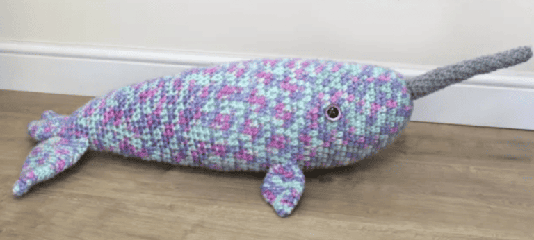 Giant Narwhal crochet pattern