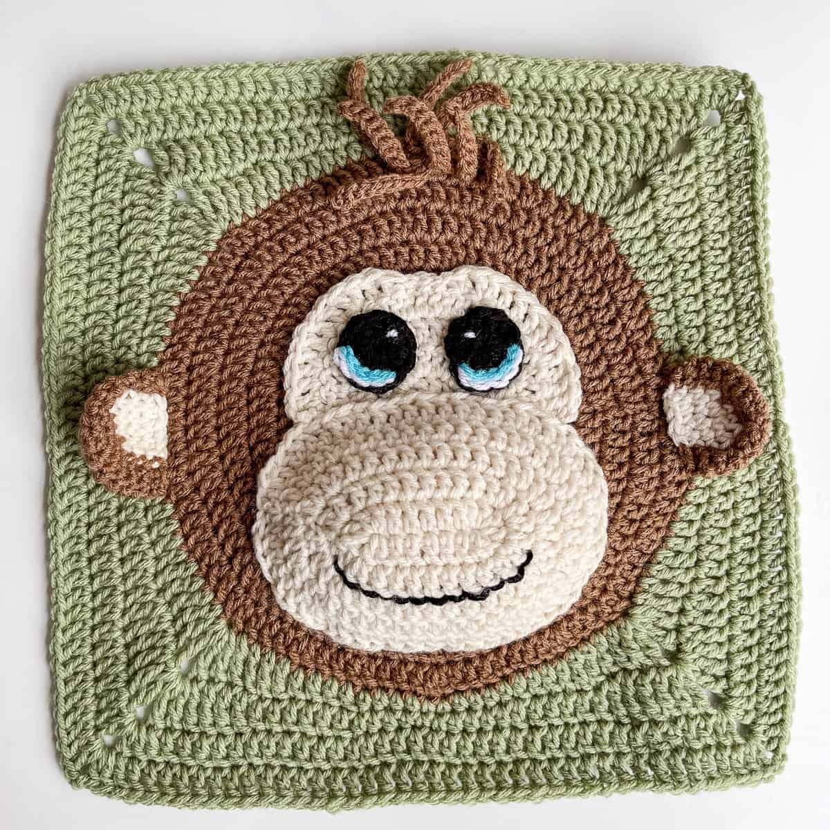 Monkey Square free crochet pattern