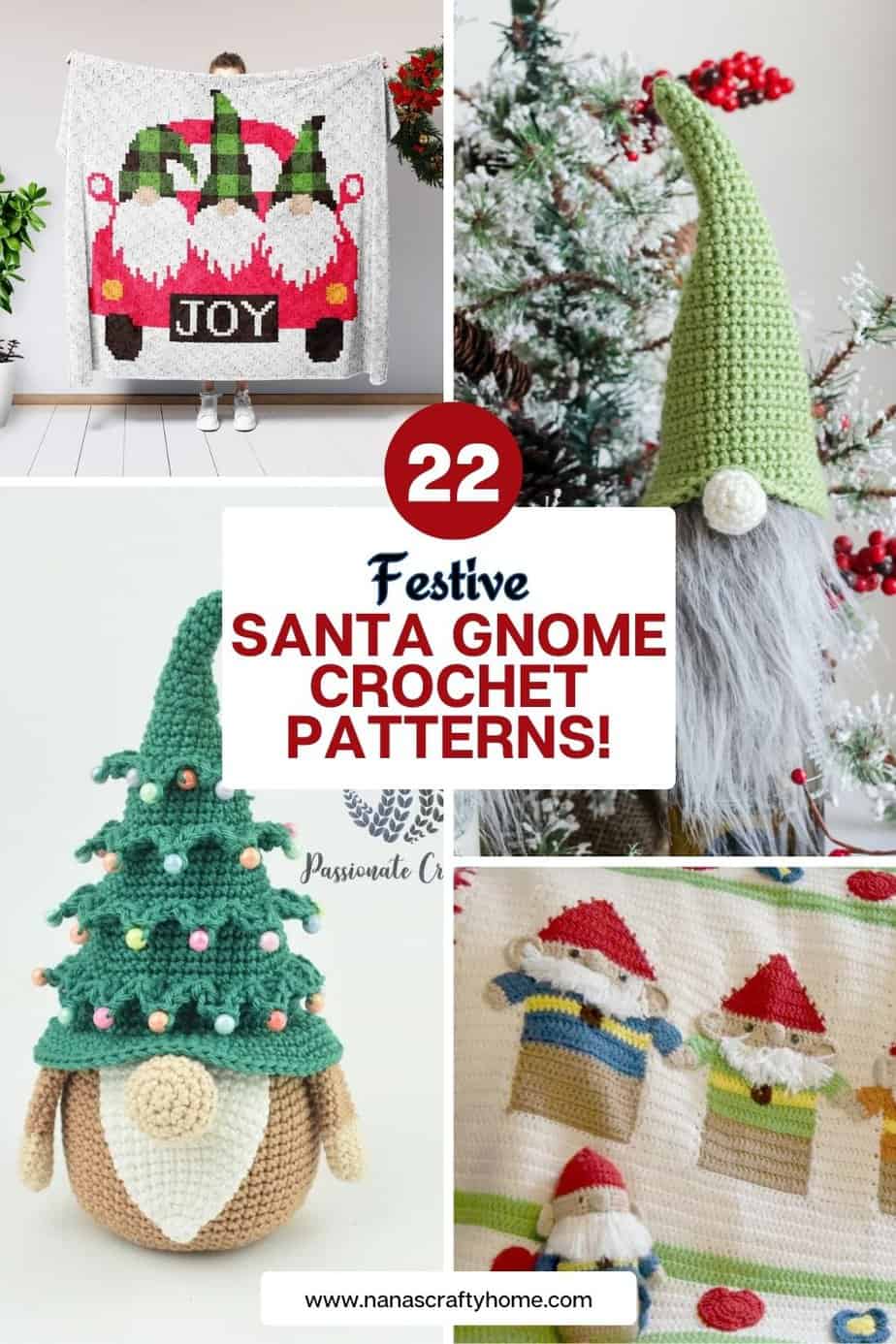 crochet gnome patterns for Christmas